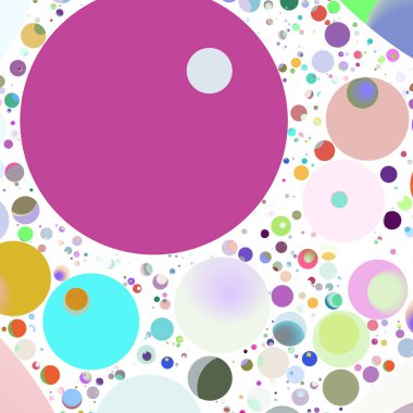 Daire saydam arka plan - eğilim seamless modeli.