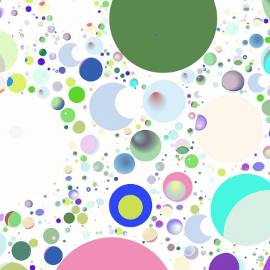 Daire saydam arka plan - eğilim seamless modeli.