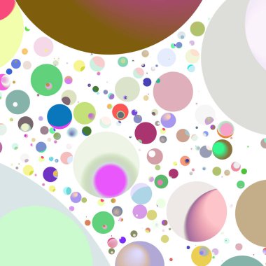 Daire saydam arka plan - eğilim seamless modeli.