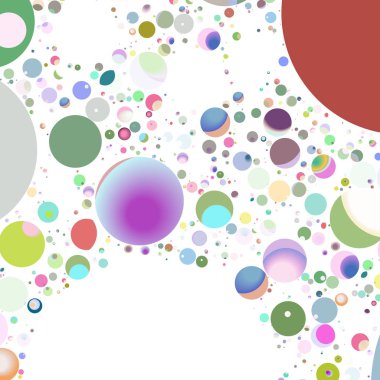 Daire saydam arka plan - eğilim seamless modeli.