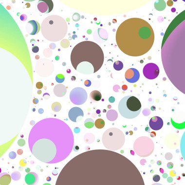 Daire saydam arka plan - eğilim seamless modeli.