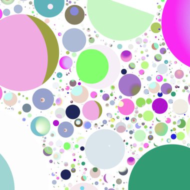 Daire saydam arka plan - eğilim seamless modeli.