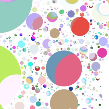 Daire saydam arka plan - eğilim seamless modeli.