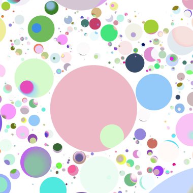 Daire saydam arka plan - eğilim seamless modeli.