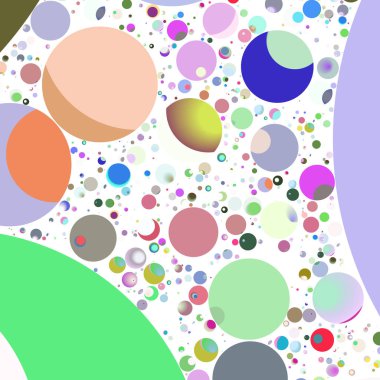 Daire saydam arka plan - eğilim seamless modeli.