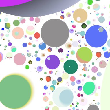 Daire saydam arka plan - eğilim seamless modeli.