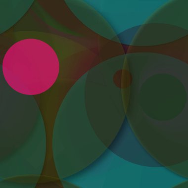 Daire saydam arka plan - eğilim seamless modeli.