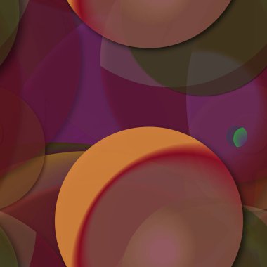 Daire saydam arka plan - eğilim seamless modeli.