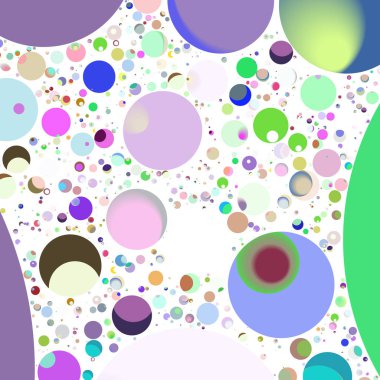 Daire saydam arka plan - eğilim seamless modeli.