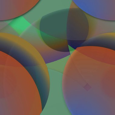 Daire saydam arka plan - eğilim seamless modeli.