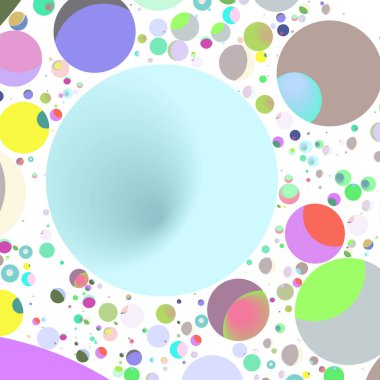 Daire saydam arka plan - eğilim seamless modeli.