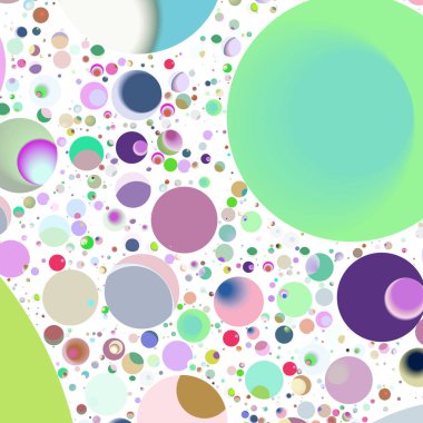 Daire saydam arka plan - eğilim seamless modeli.