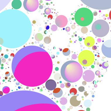 Daire saydam arka plan - eğilim seamless modeli.