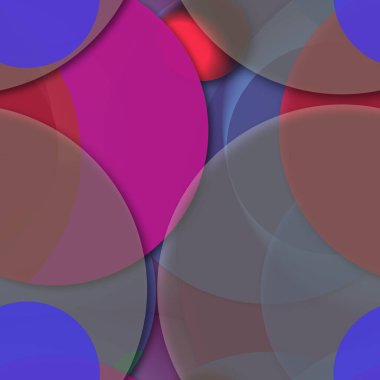 Daire saydam arka plan - eğilim seamless modeli.