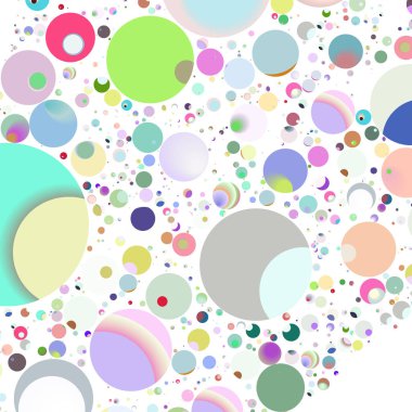 Daire saydam arka plan - eğilim seamless modeli.