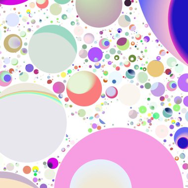 Daire saydam arka plan - eğilim seamless modeli.