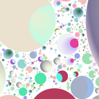 Daire saydam arka plan - eğilim seamless modeli.