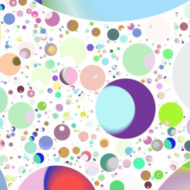 Daire saydam arka plan - eğilim seamless modeli.