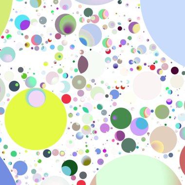 Daire saydam arka plan - eğilim seamless modeli.