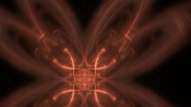 Fantezi kaotik renkli fraktal desen. Soyut Fraktal şekiller. 3D render resimde arka plan veya duvar kağıdı.