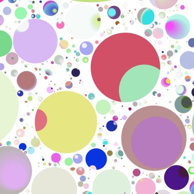 Daire saydam arka plan - eğilim seamless modeli.