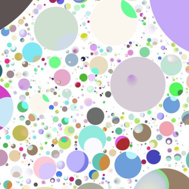 Daire saydam arka plan - eğilim seamless modeli.