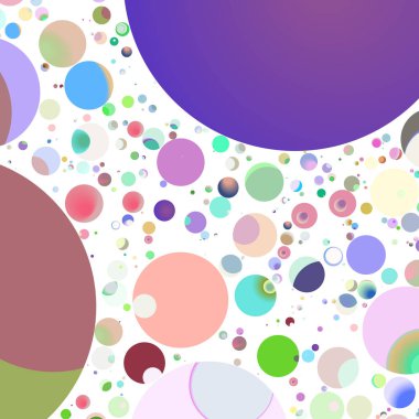 Daire saydam arka plan - eğilim seamless modeli.