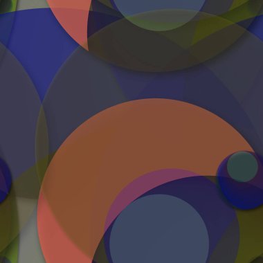 Daire saydam arka plan - eğilim seamless modeli.