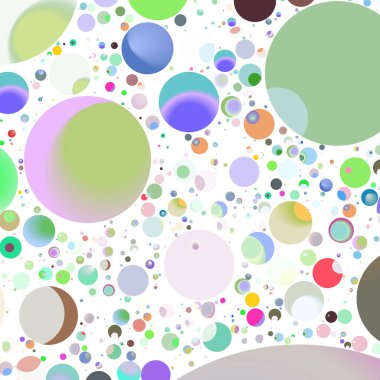 Daire saydam arka plan - eğilim seamless modeli.