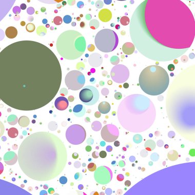 Daire saydam arka plan - eğilim seamless modeli.