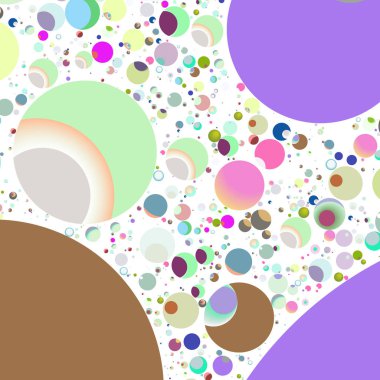 Daire saydam arka plan - eğilim seamless modeli.