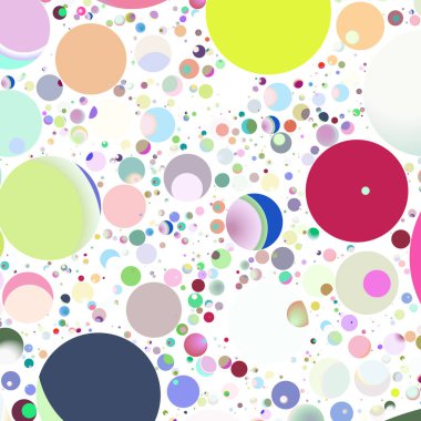 Daire saydam arka plan - eğilim seamless modeli.