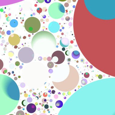 Daire saydam arka plan - eğilim seamless modeli.