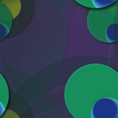 Daire saydam arka plan - eğilim seamless modeli.