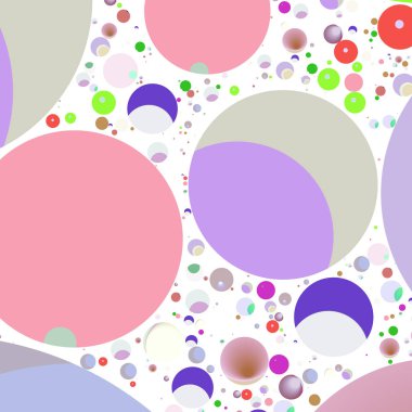 Daire saydam arka plan - eğilim seamless modeli.