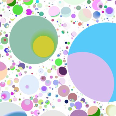 Daire saydam arka plan - eğilim seamless modeli.