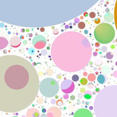 Daire saydam arka plan - eğilim seamless modeli.