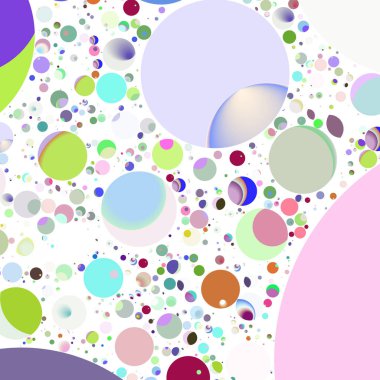 Daire saydam arka plan - eğilim seamless modeli.