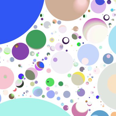 Daire saydam arka plan - eğilim seamless modeli.