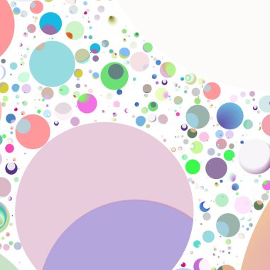 Daire saydam arka plan - eğilim seamless modeli.