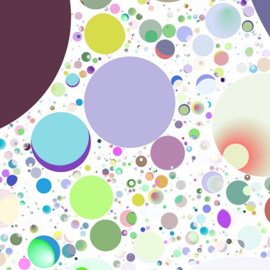 Daire saydam arka plan - eğilim seamless modeli.