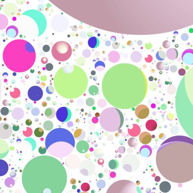 Daire saydam arka plan - eğilim seamless modeli.