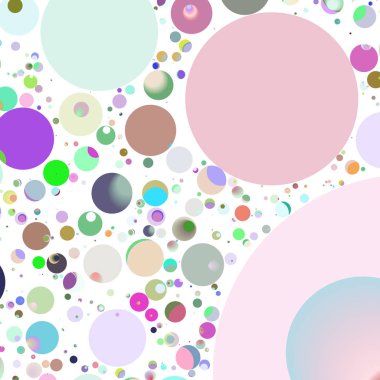 Daire saydam arka plan - eğilim seamless modeli.