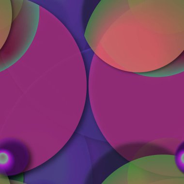 Daire saydam arka plan - eğilim seamless modeli.