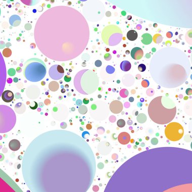 Daire saydam arka plan - eğilim seamless modeli.