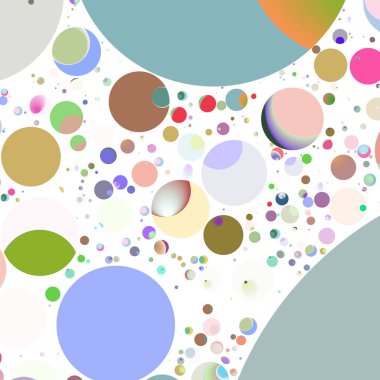 Daire saydam arka plan - eğilim seamless modeli.