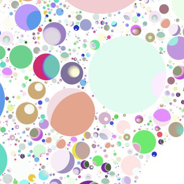 Daire saydam arka plan - eğilim seamless modeli.