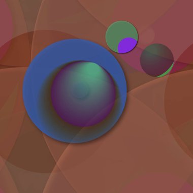 Daire saydam arka plan - eğilim seamless modeli.