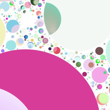 Daire saydam arka plan - eğilim seamless modeli.