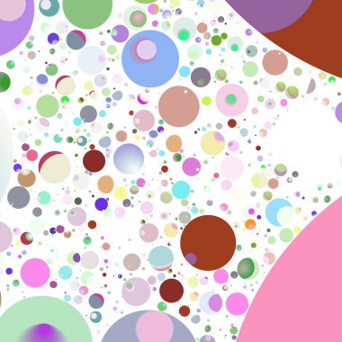 Daire saydam arka plan - eğilim seamless modeli.